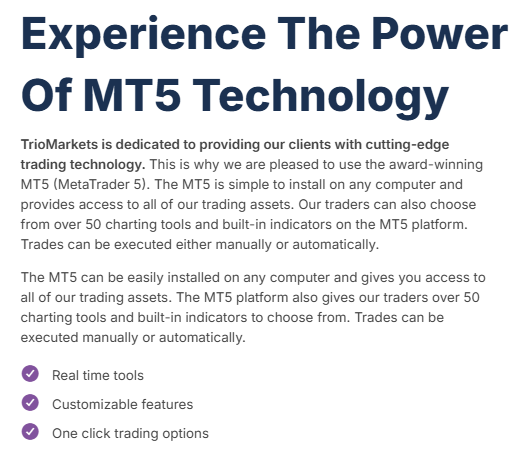 triomarkets platform